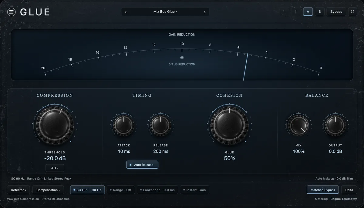 GLUE interface